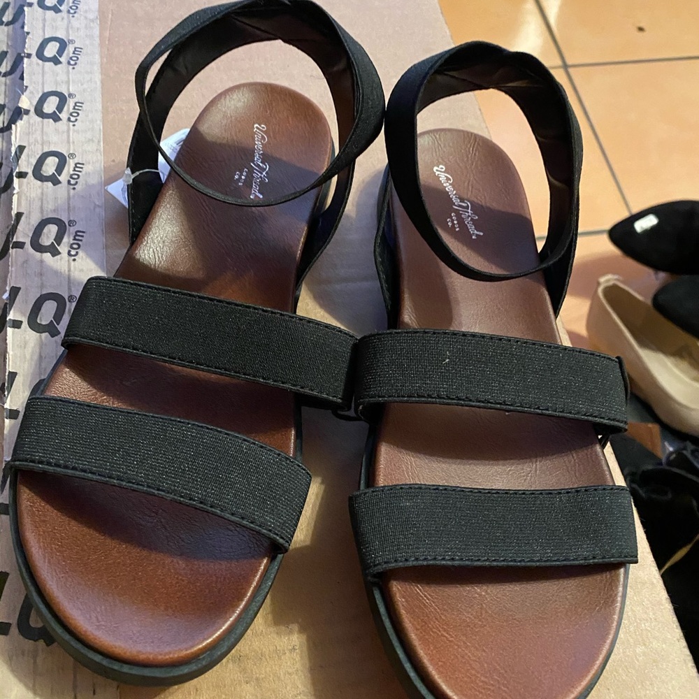 Women paisley elastic ankle strap sandals